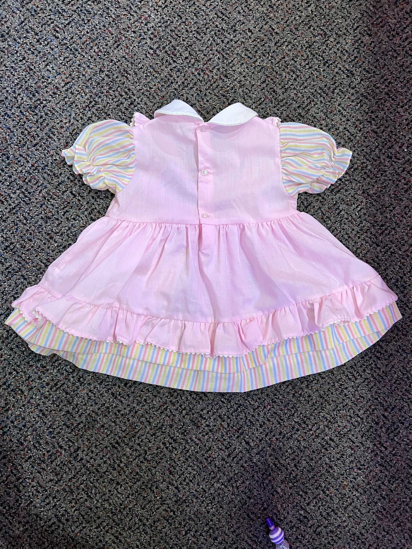[URL] VTG Pink Embroidered Elephant Dress