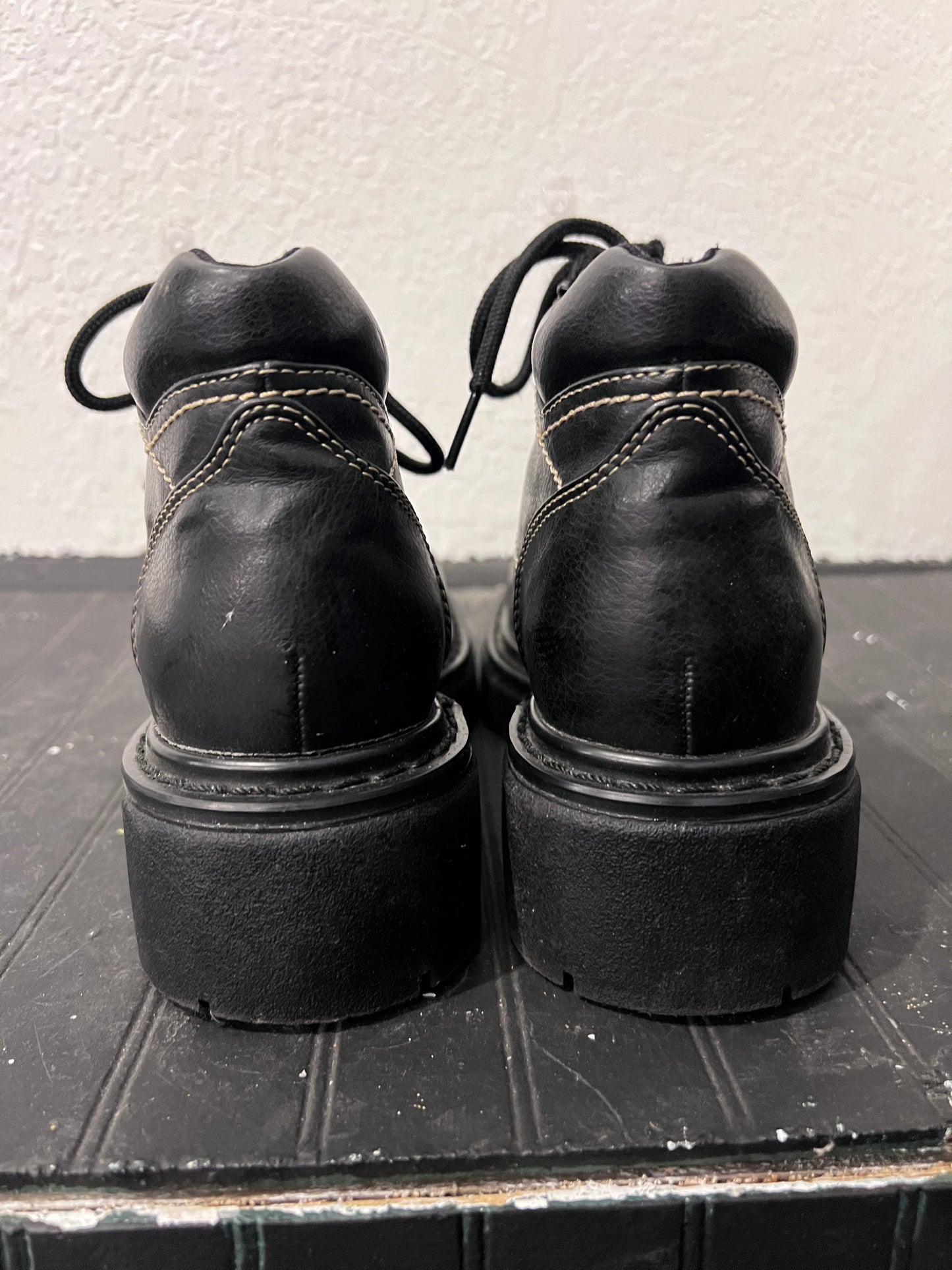 Maurice’s Black Lace Up Boots