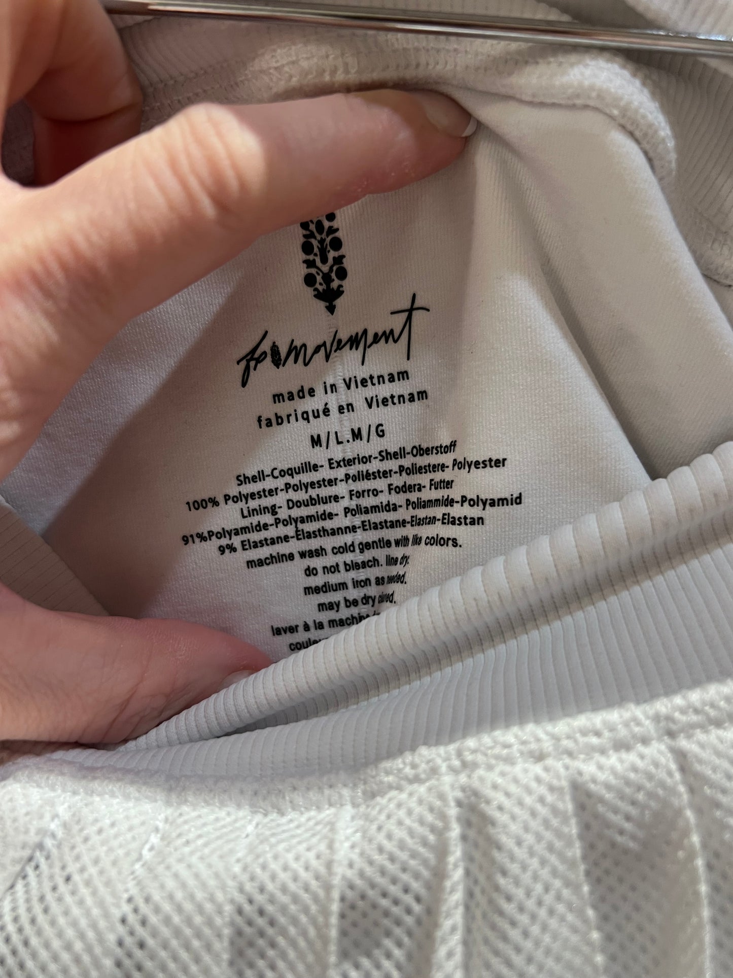 Free People Movement White Tennis Skirt