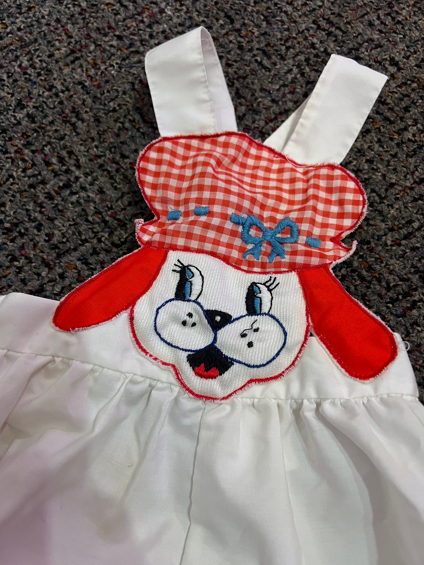 [URL] VTG Baby Dog Overall Romper Onesie