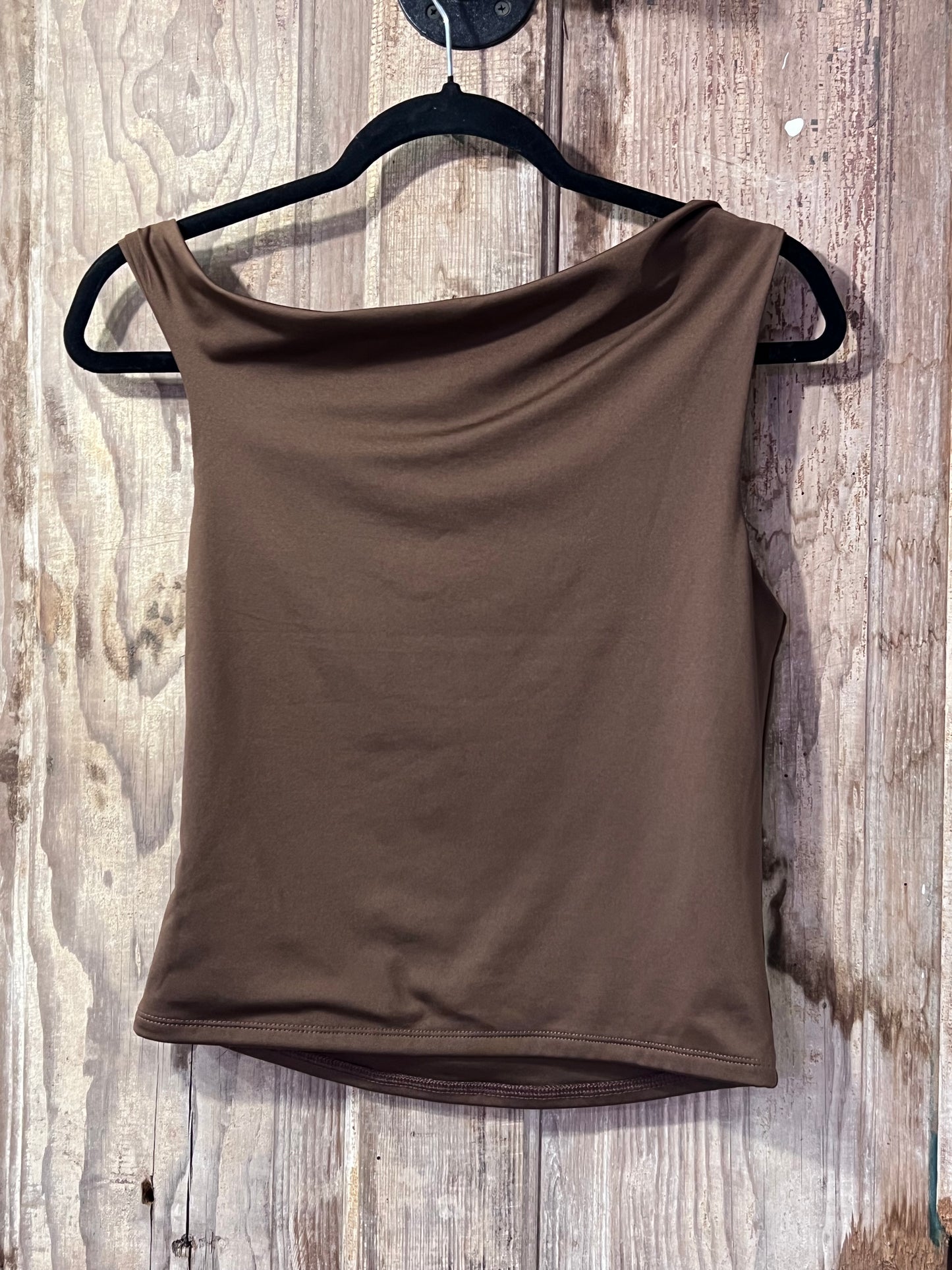 Madden Girl Brown Sleeveless Top