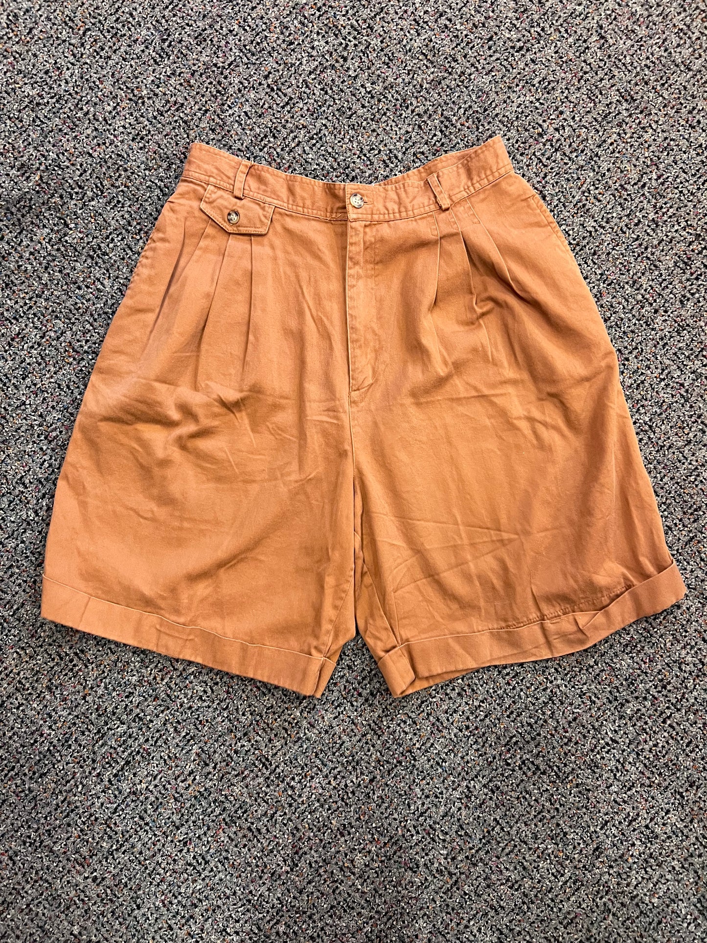 VTG Rafaella Rust Orange Shorts