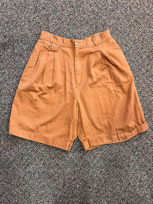 VTG Rafaella Rust Orange Shorts