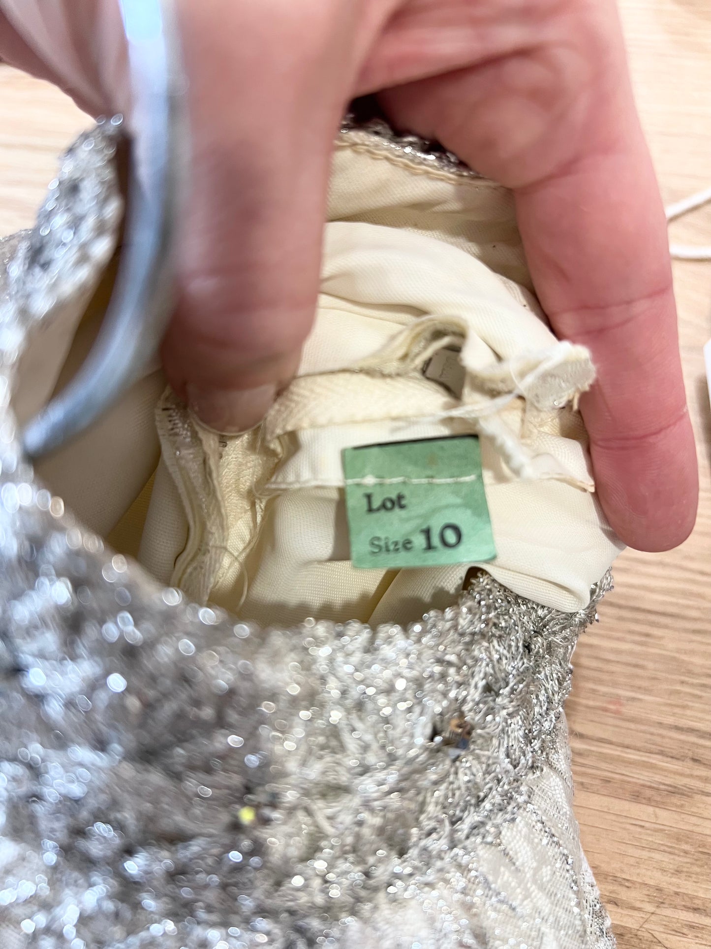 70's Sparkly High Neck Sleeveless Dress