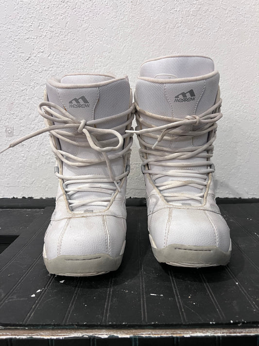 White Morrow Snowboarding Boots