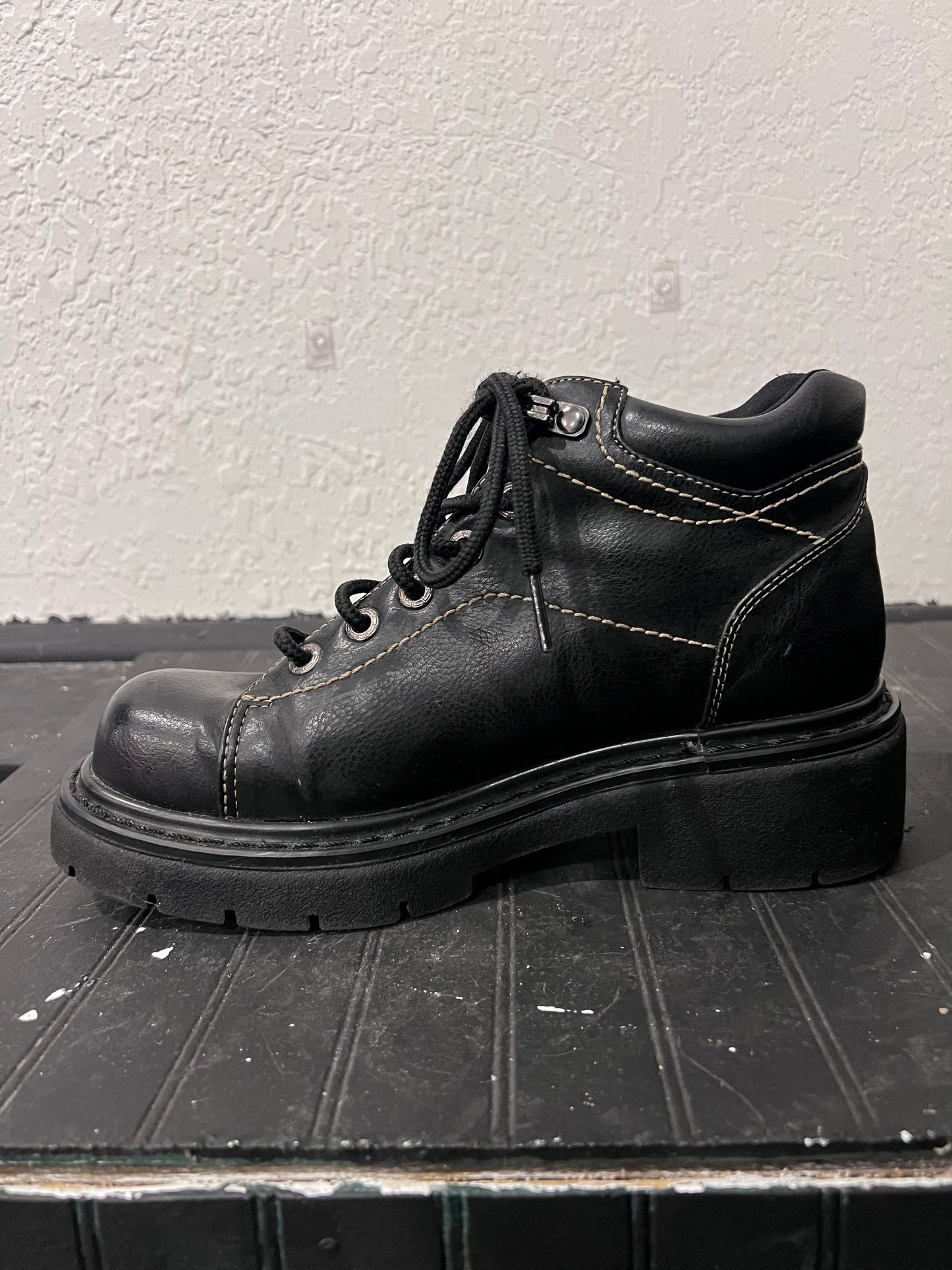 Maurice’s Black Lace Up Boots