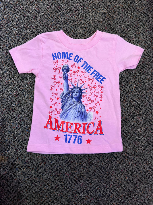 [URL] Pink America Graphic T-Shirt