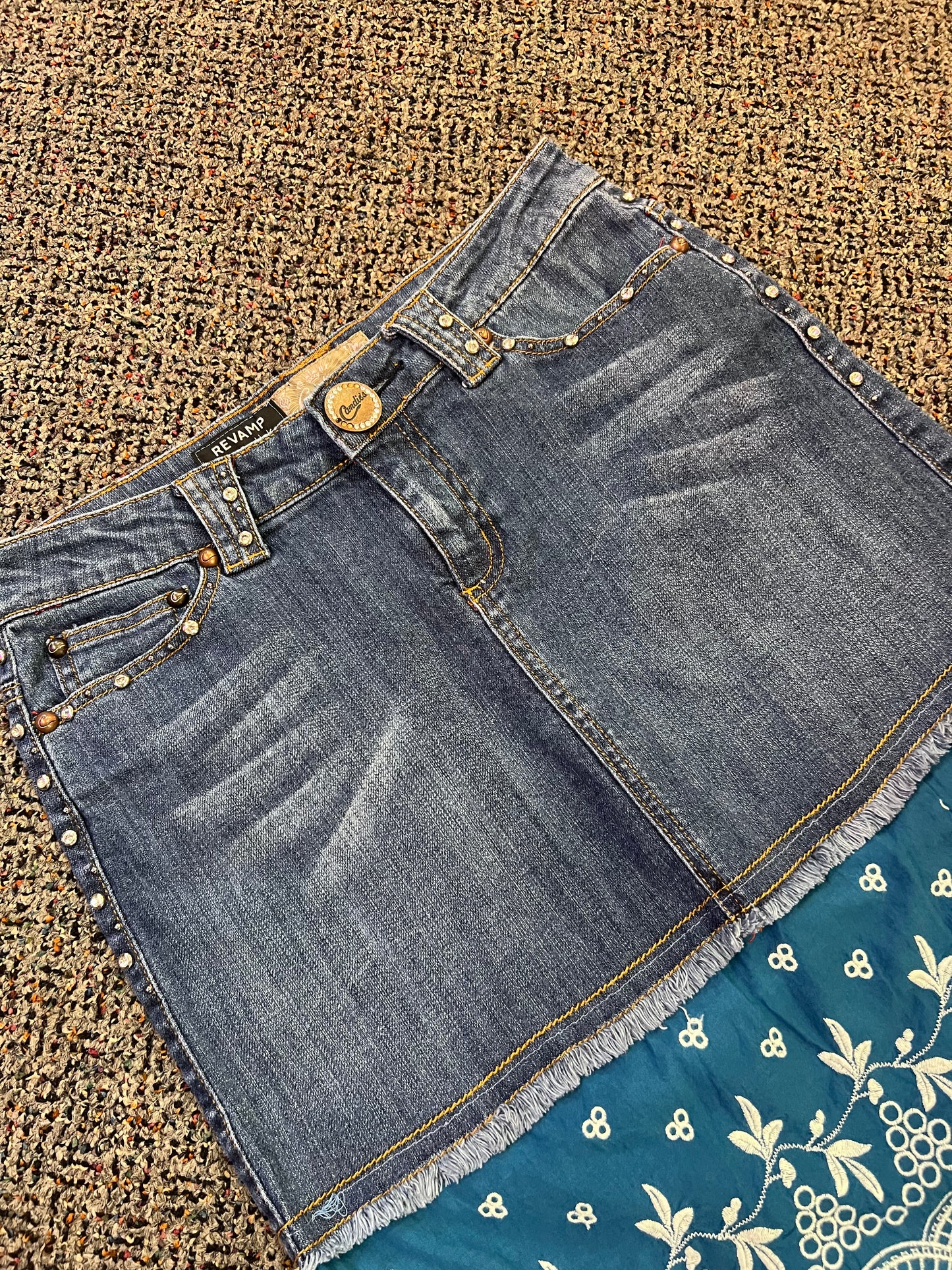 REVAMP Candies Denim Skirt