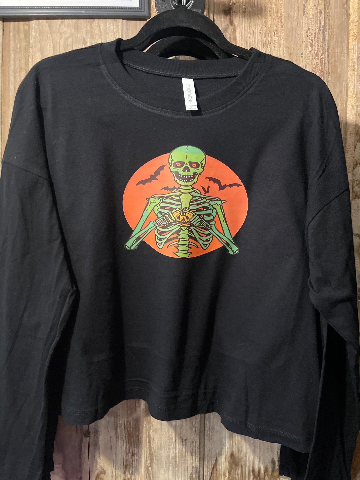 Retro Halloween Long Sleeve Shirt