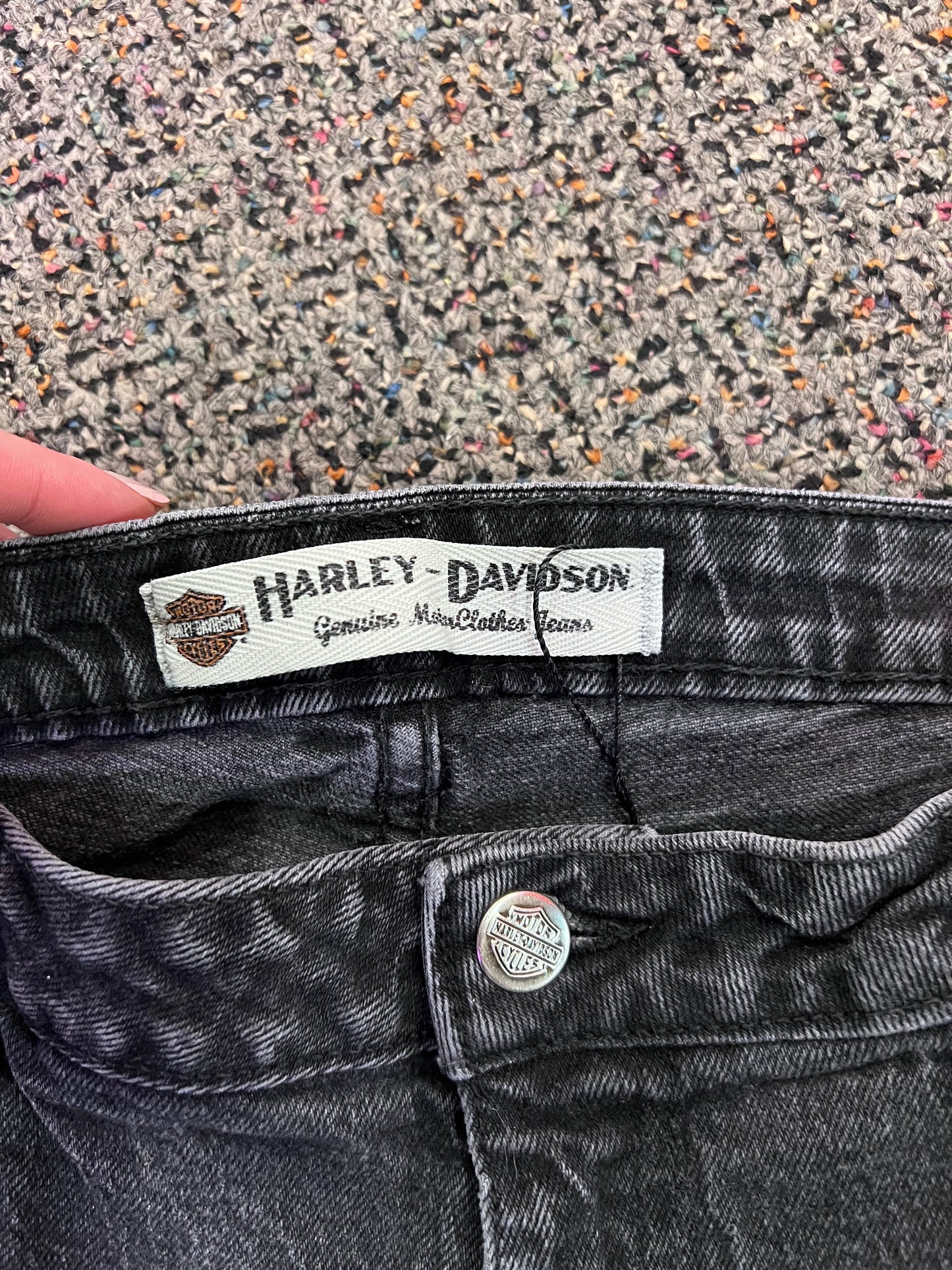 Y2K Harley Black Jeans