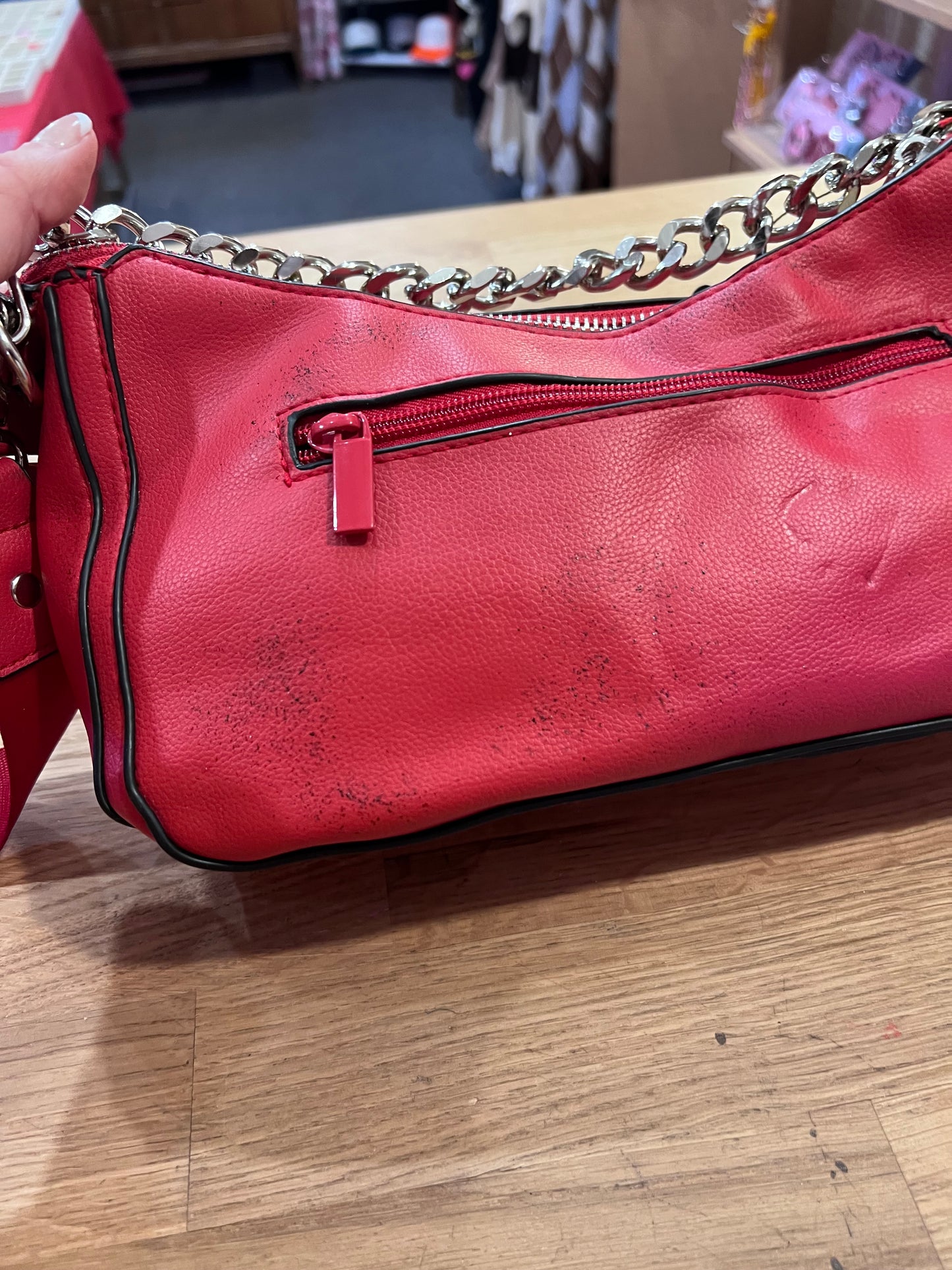 MADDEN NYC Red Purse + Coin Pouch