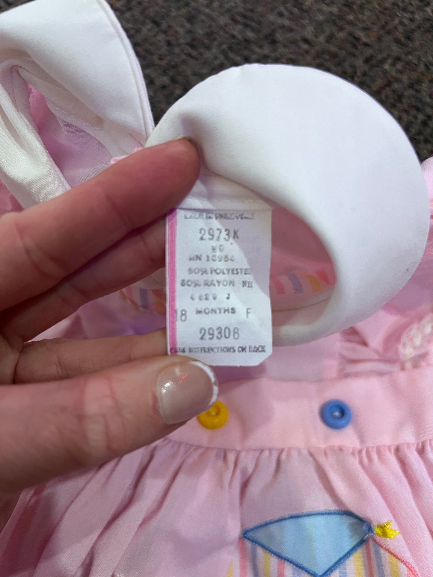 [URL] VTG Pink Embroidered Elephant Dress