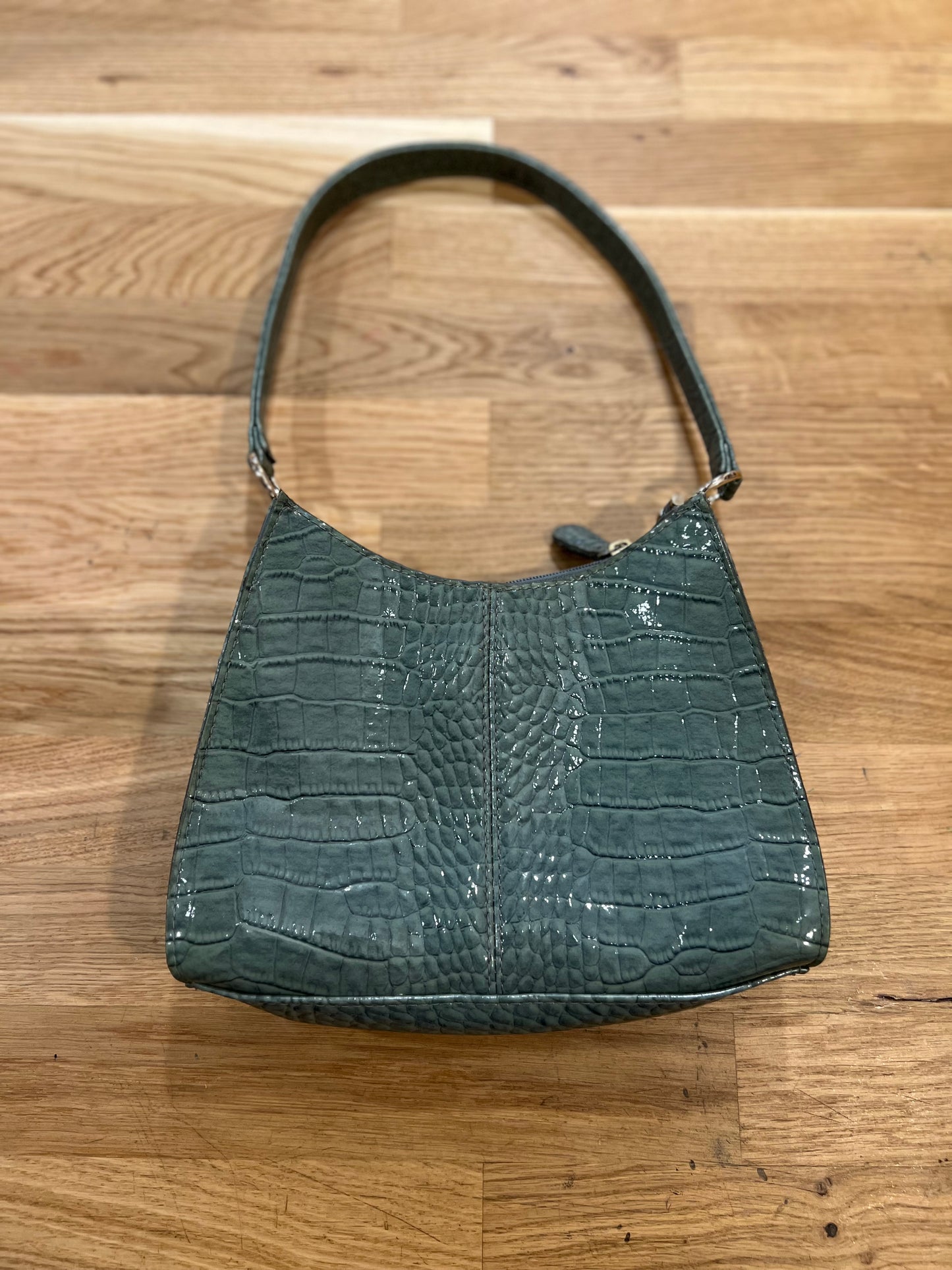 Liz Claiborne Turquoise Animal Skin Purse