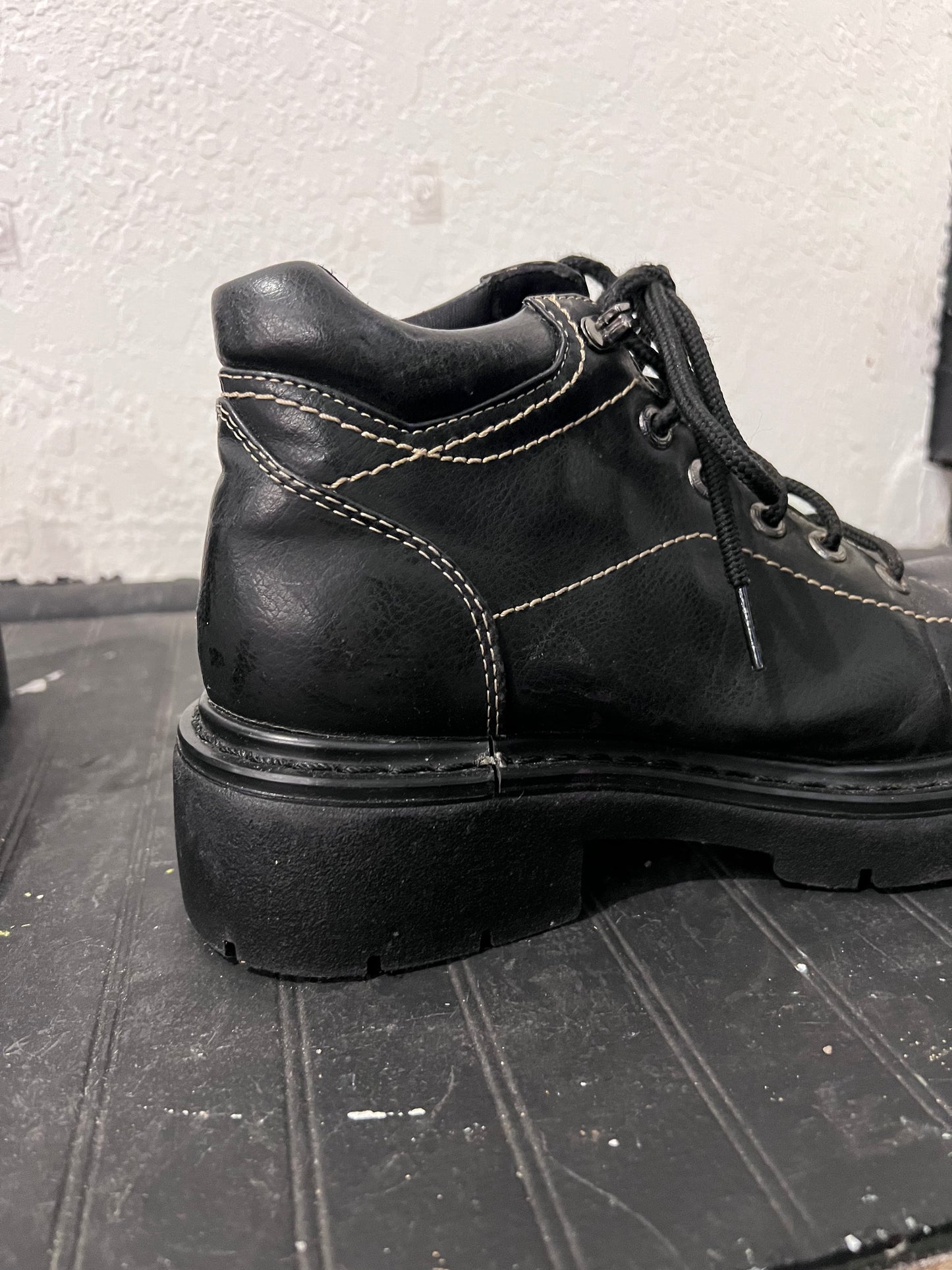 Maurice’s Black Lace Up Boots