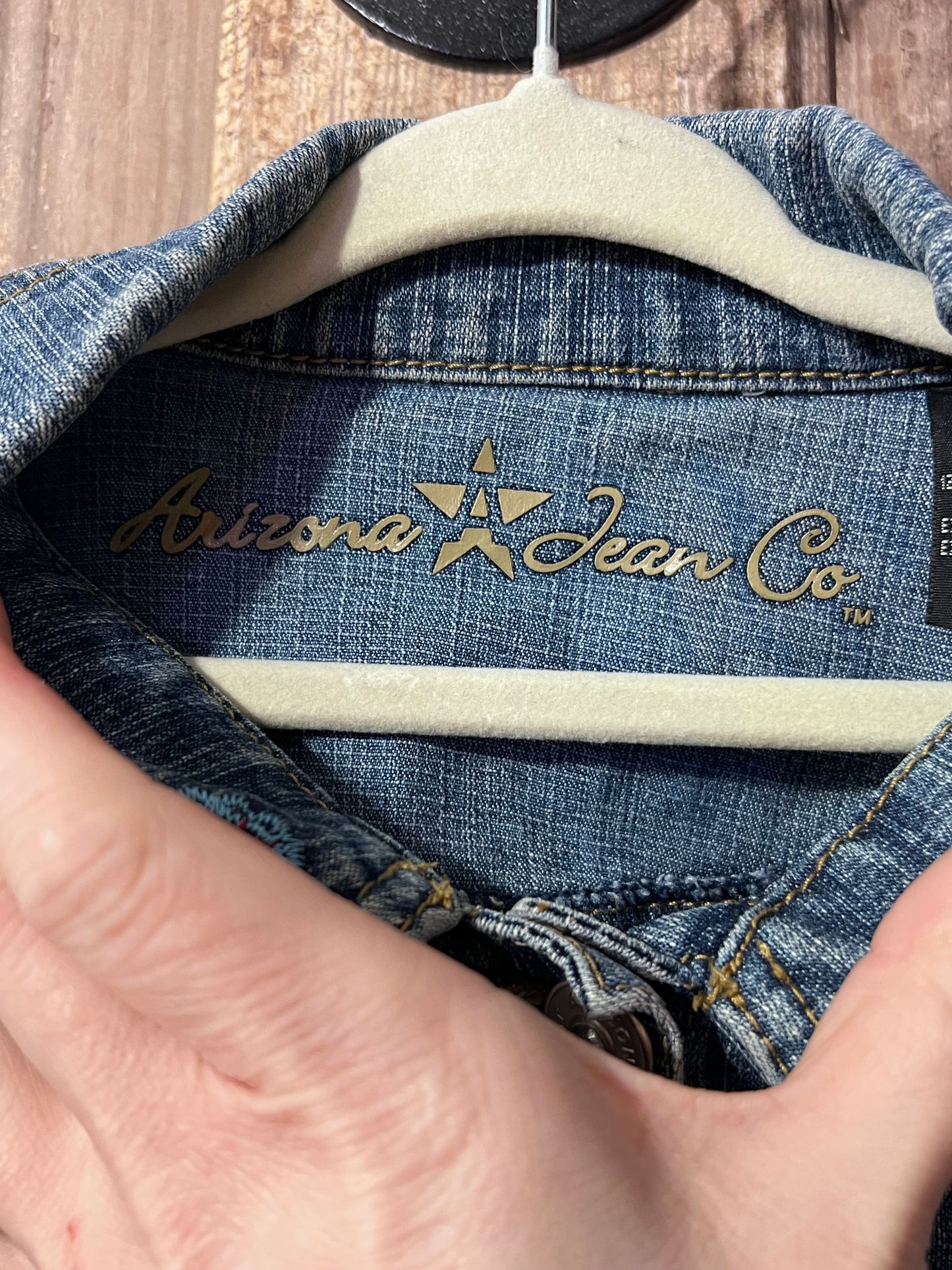 [URL] Arizona Jean Co. Embroidered Denim Jacket