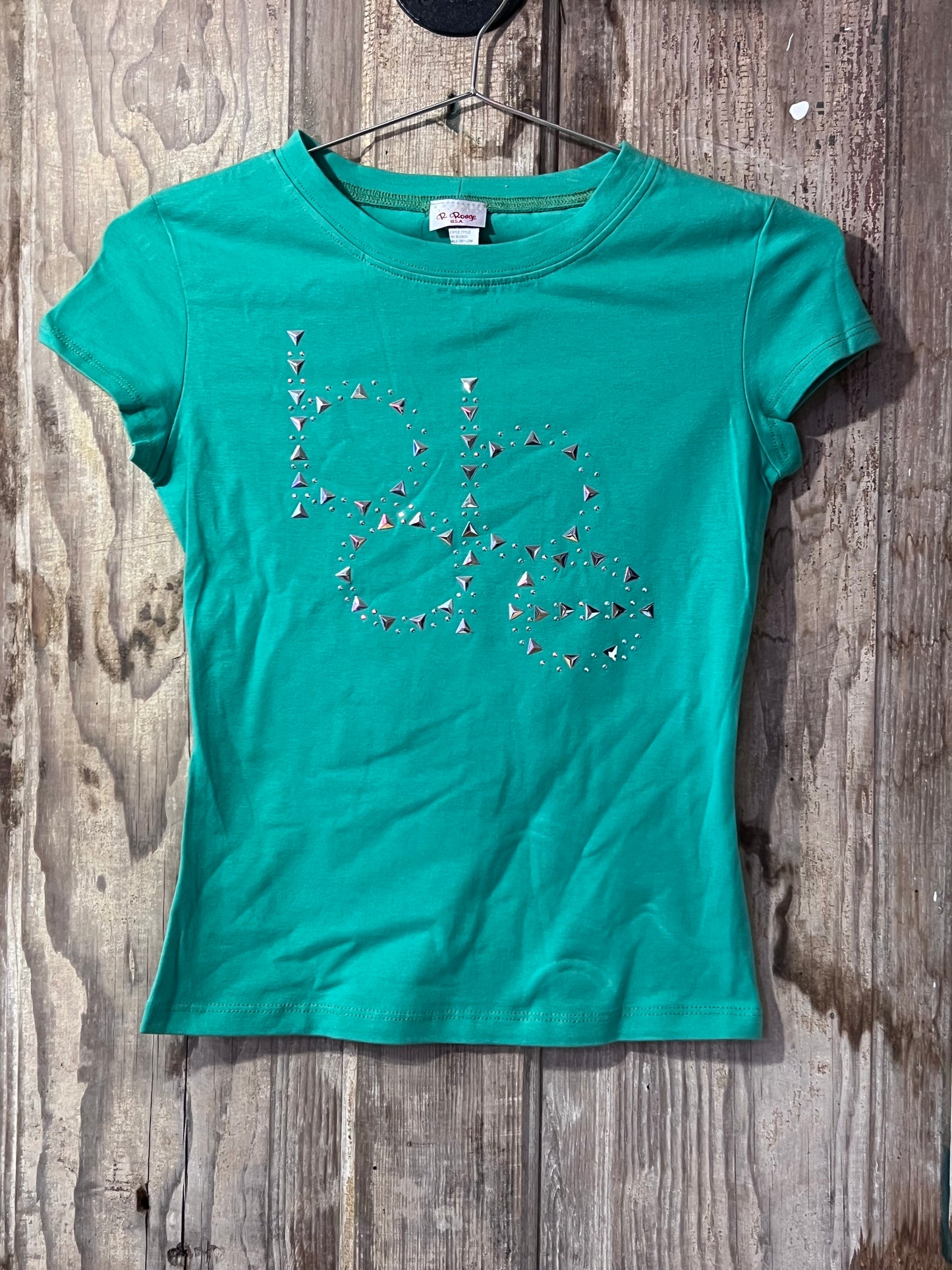 R Rouge USA Green Y2K Tshirt