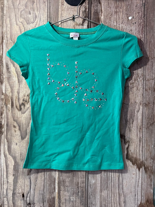 R Rouge USA Green Y2K Tshirt