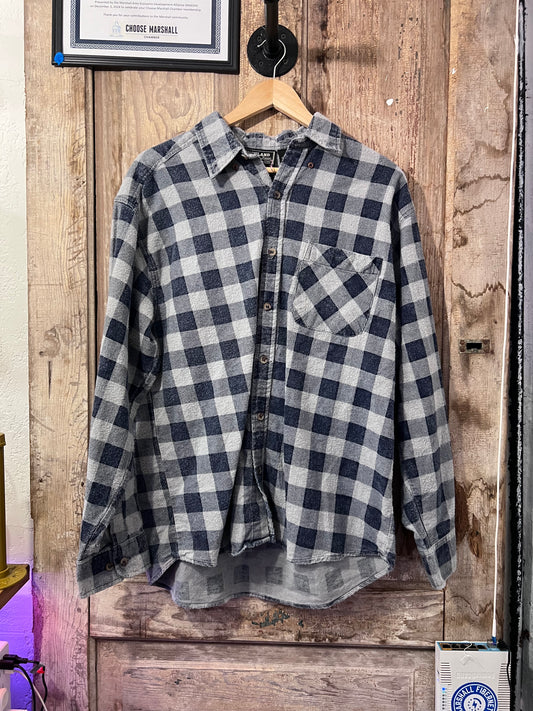 Highland Blue/Grey Checkered Flannel
