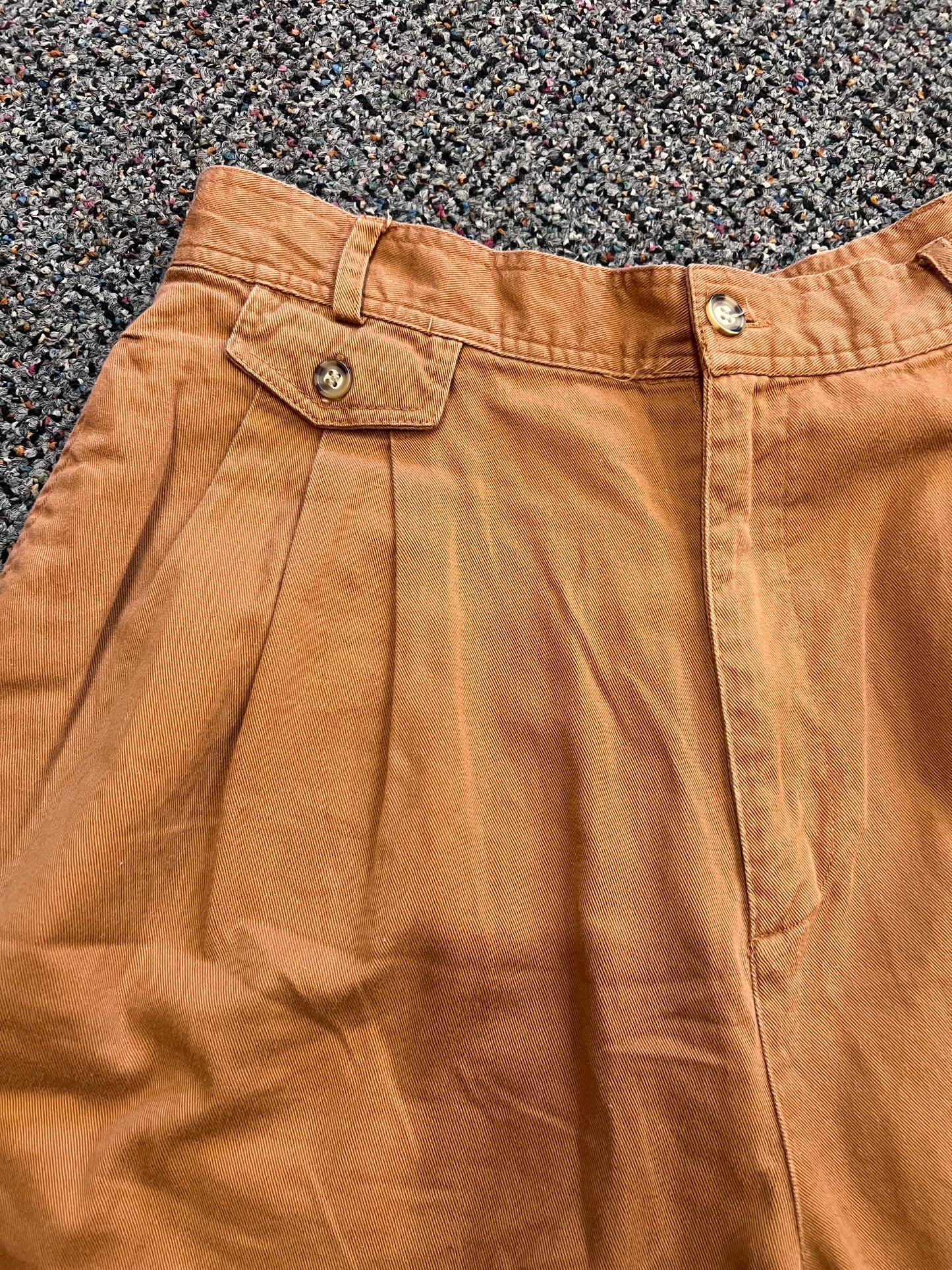 VTG Rafaella Rust Orange Shorts