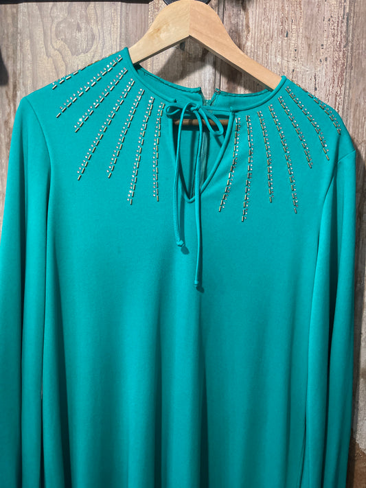 70s Plus Size Maxi Dress