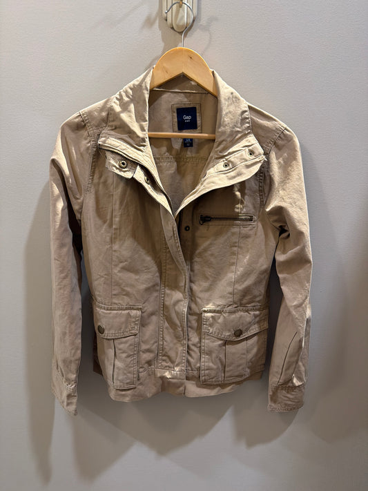 Y2K GAP Khaki Zip Up Jacket