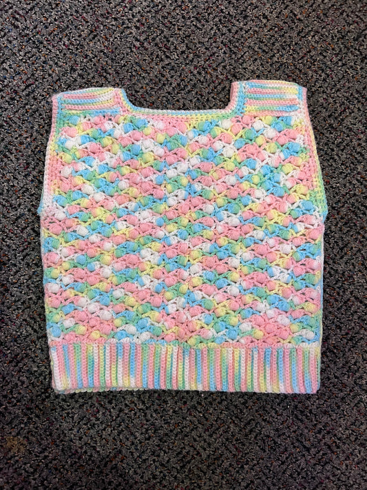[URL] VTG Handmade Colorful Knit Sweater Vest