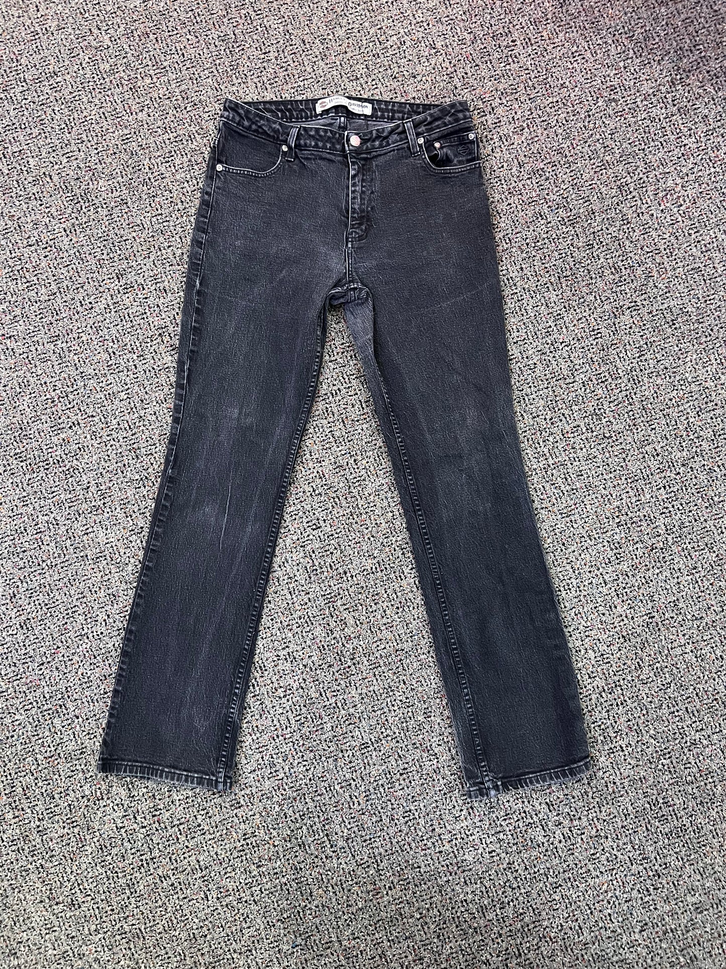 Y2K Harley Black Jeans