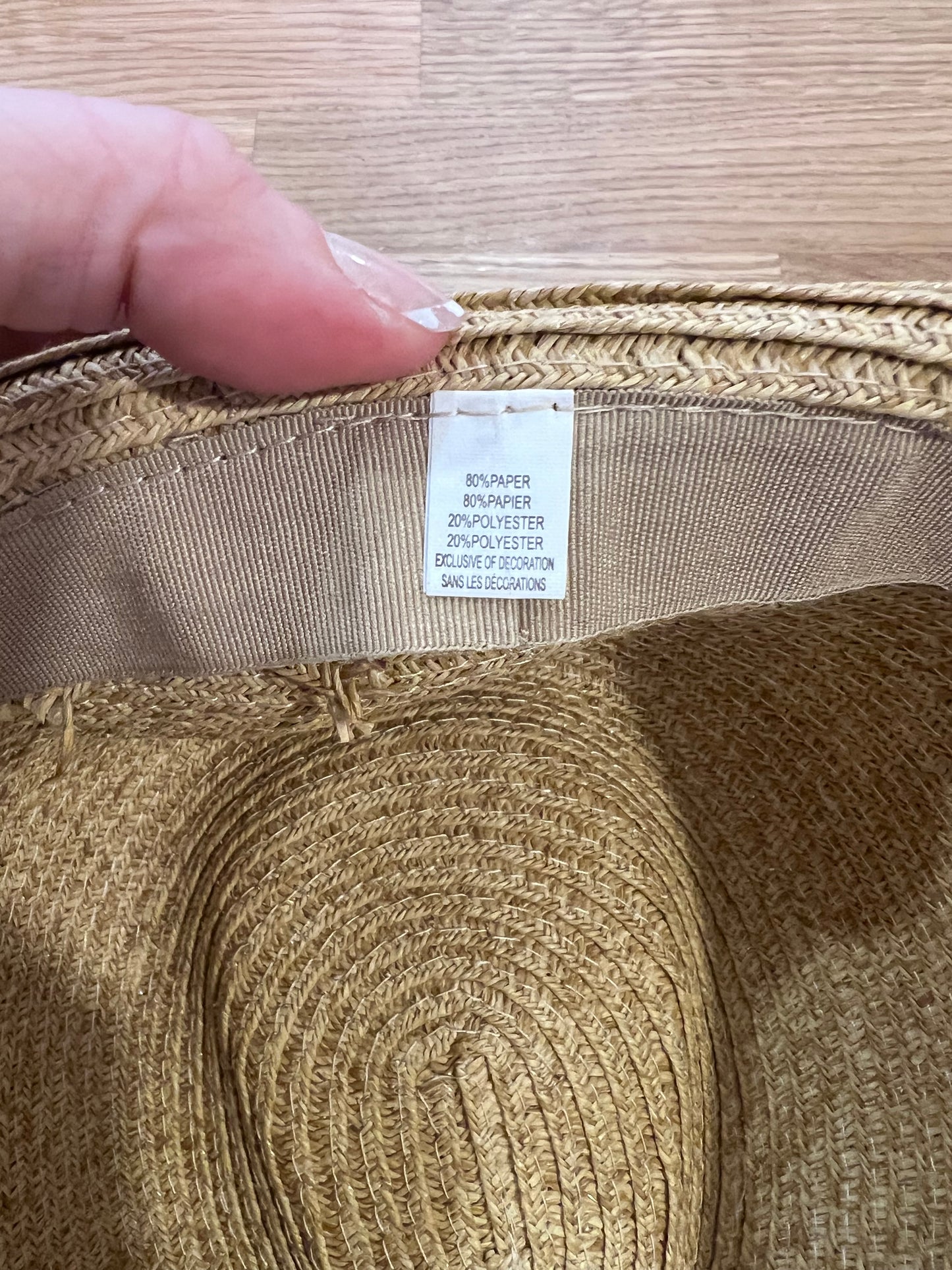 Woven Fedora Hat