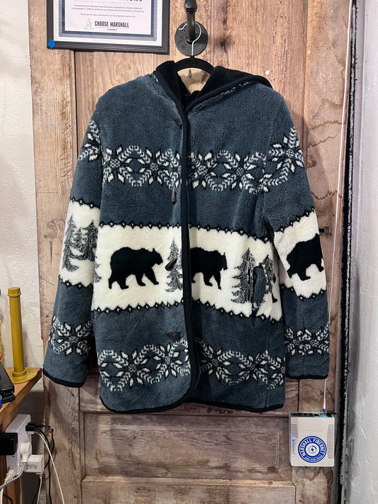 Sherpa bear jacket