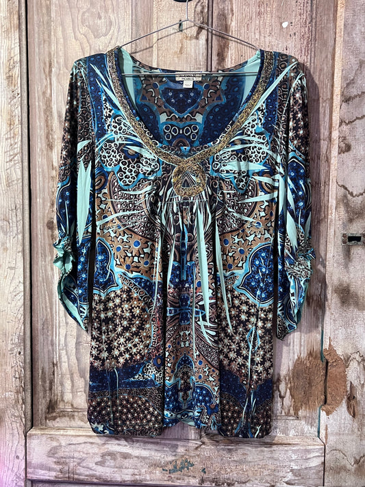 One World Patterned Blouse