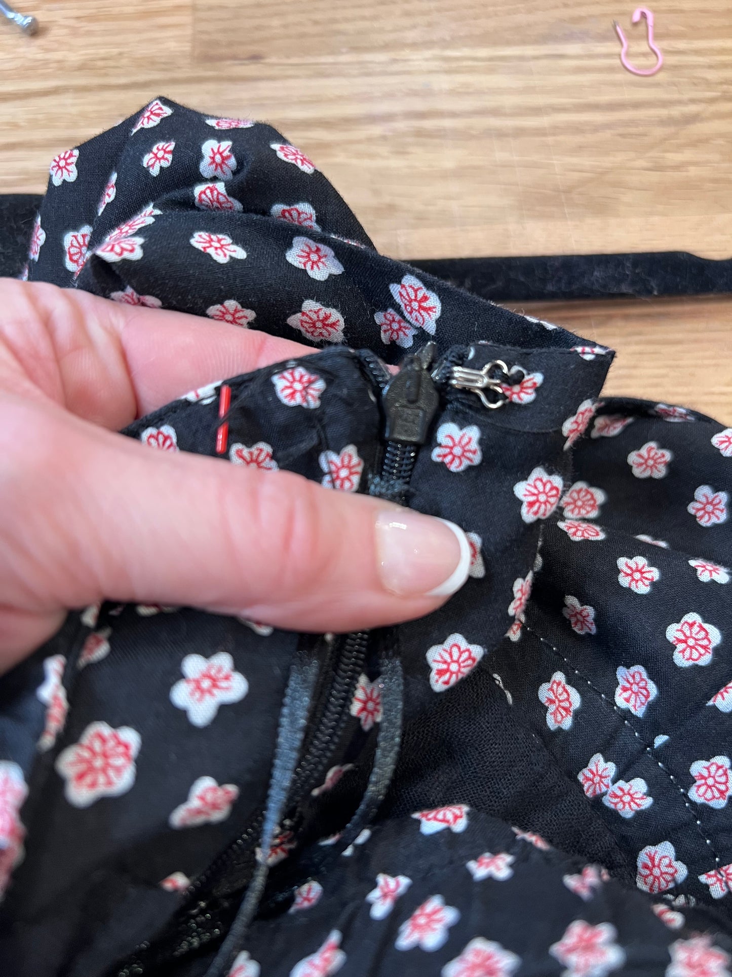 REVAMP Black Floral Halter Tie Dress