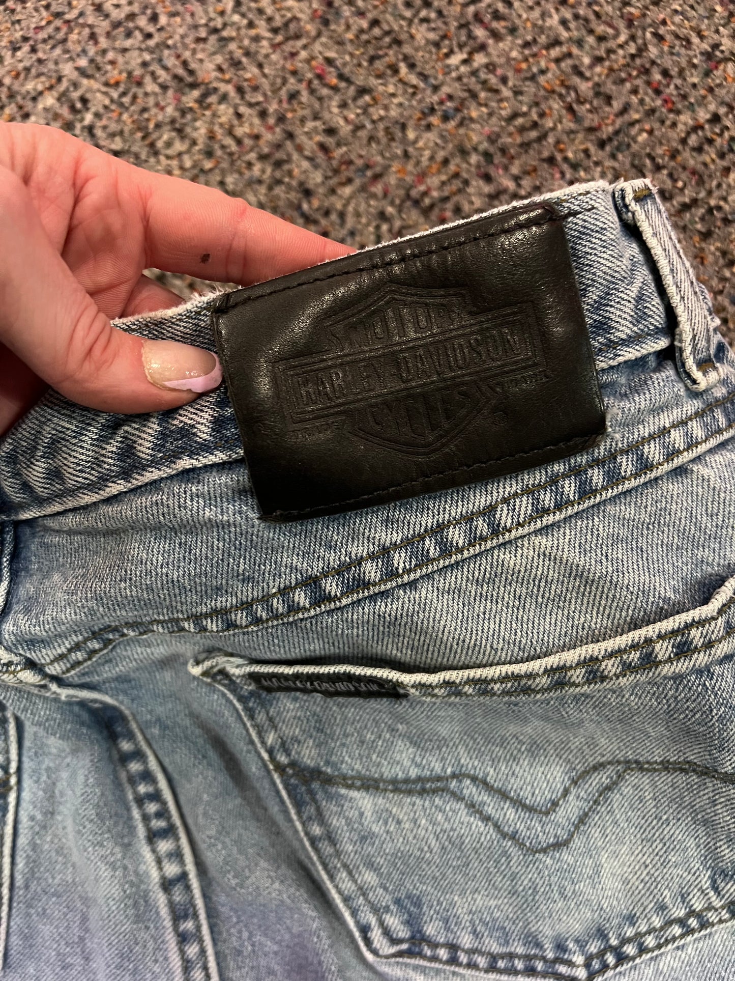 Light Wash Harley Jeans