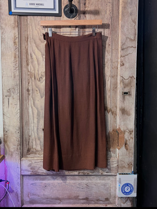 Vintage 60’s brown skirt