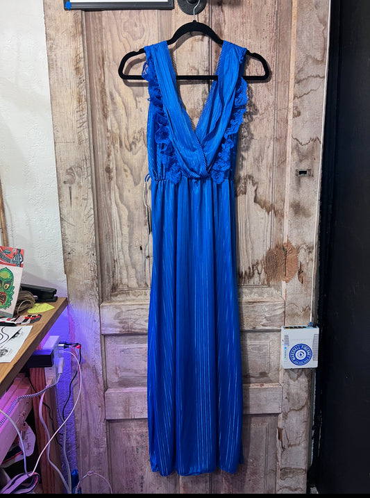 Vintage blue slip dress