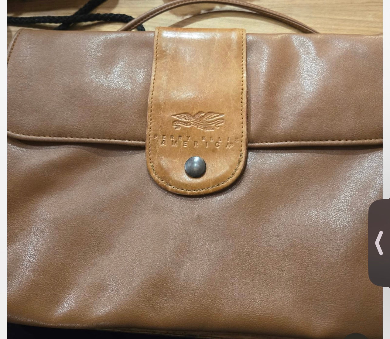 Leather Perry Ellis purse