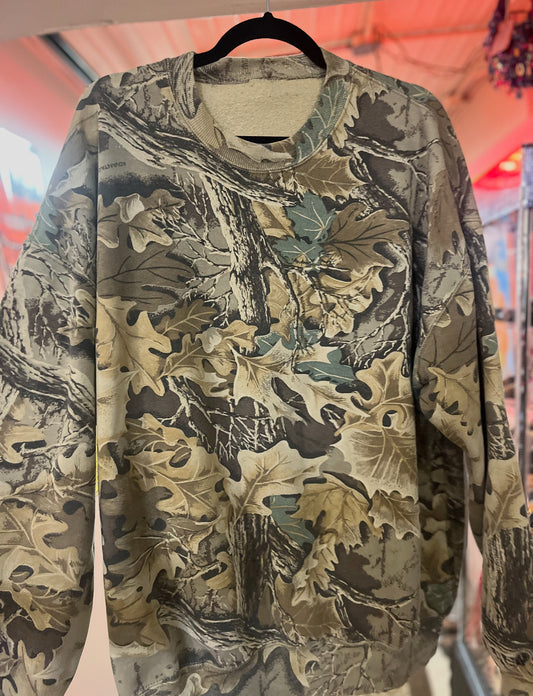 Camo sweater