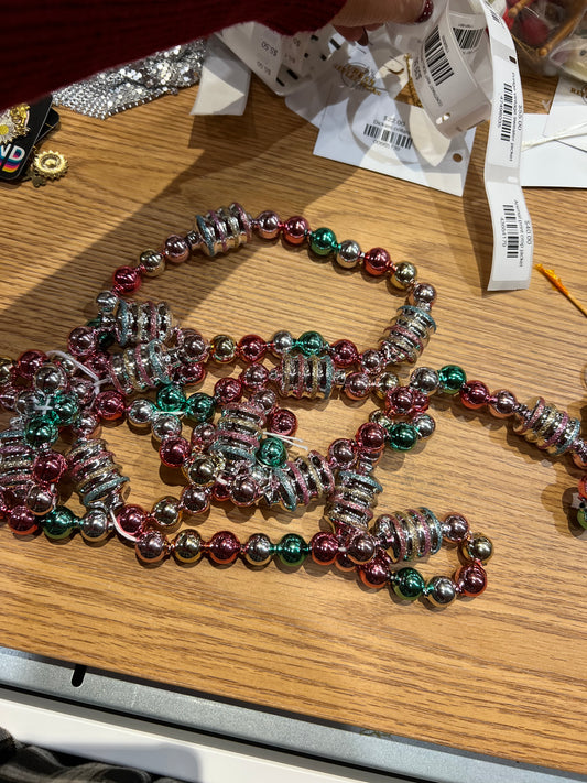 Glass bead garland