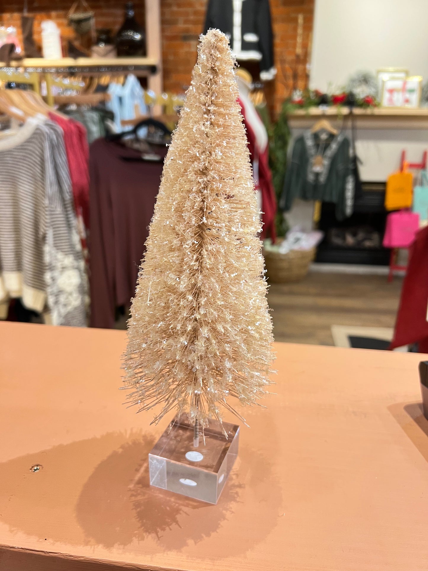 Glitter tree decor