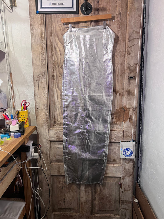 Zara silver dress
