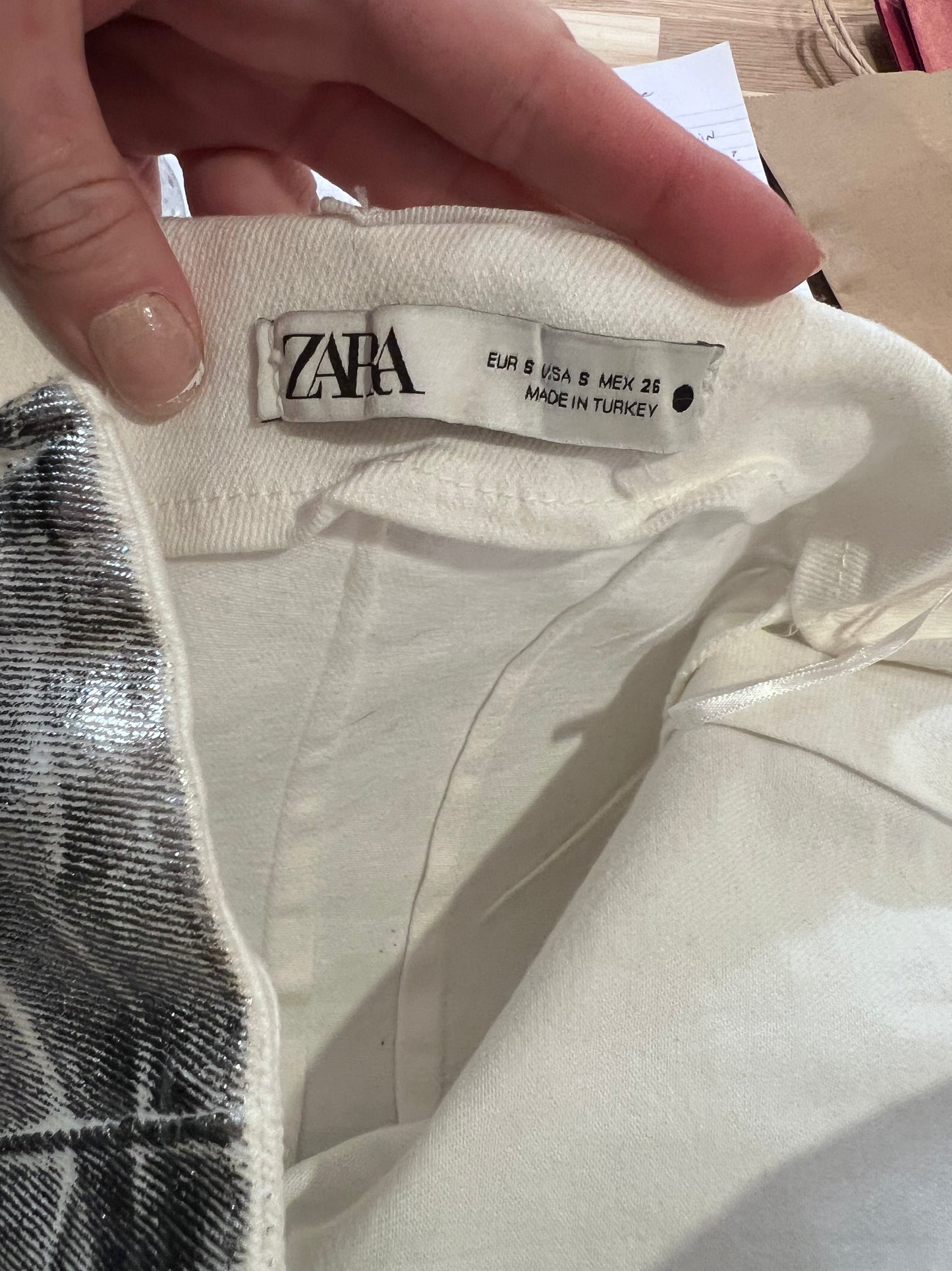 Zara silver dress