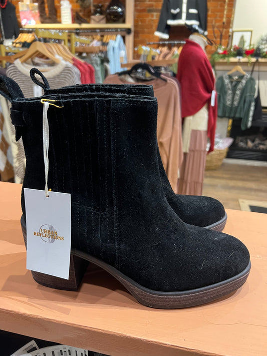 Vintage crown Blk Suede 8.5