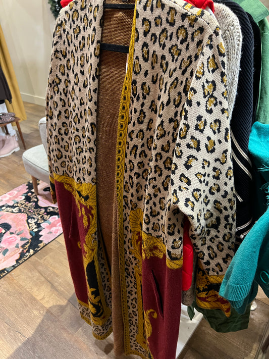 Cardigan long sweater