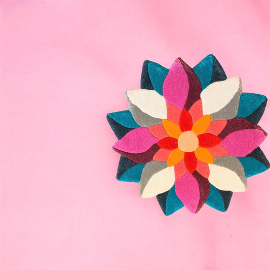 Mendala Tufted Wall Rug Art