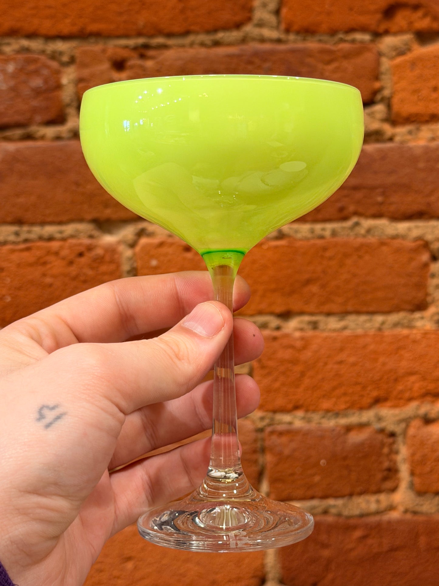 Pastel Cocktail Glass