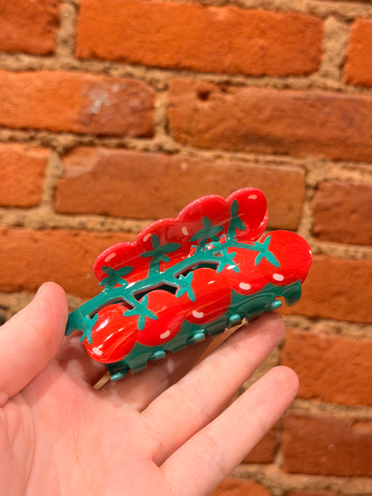 Tomato's On A Vine Hair Claw Clip