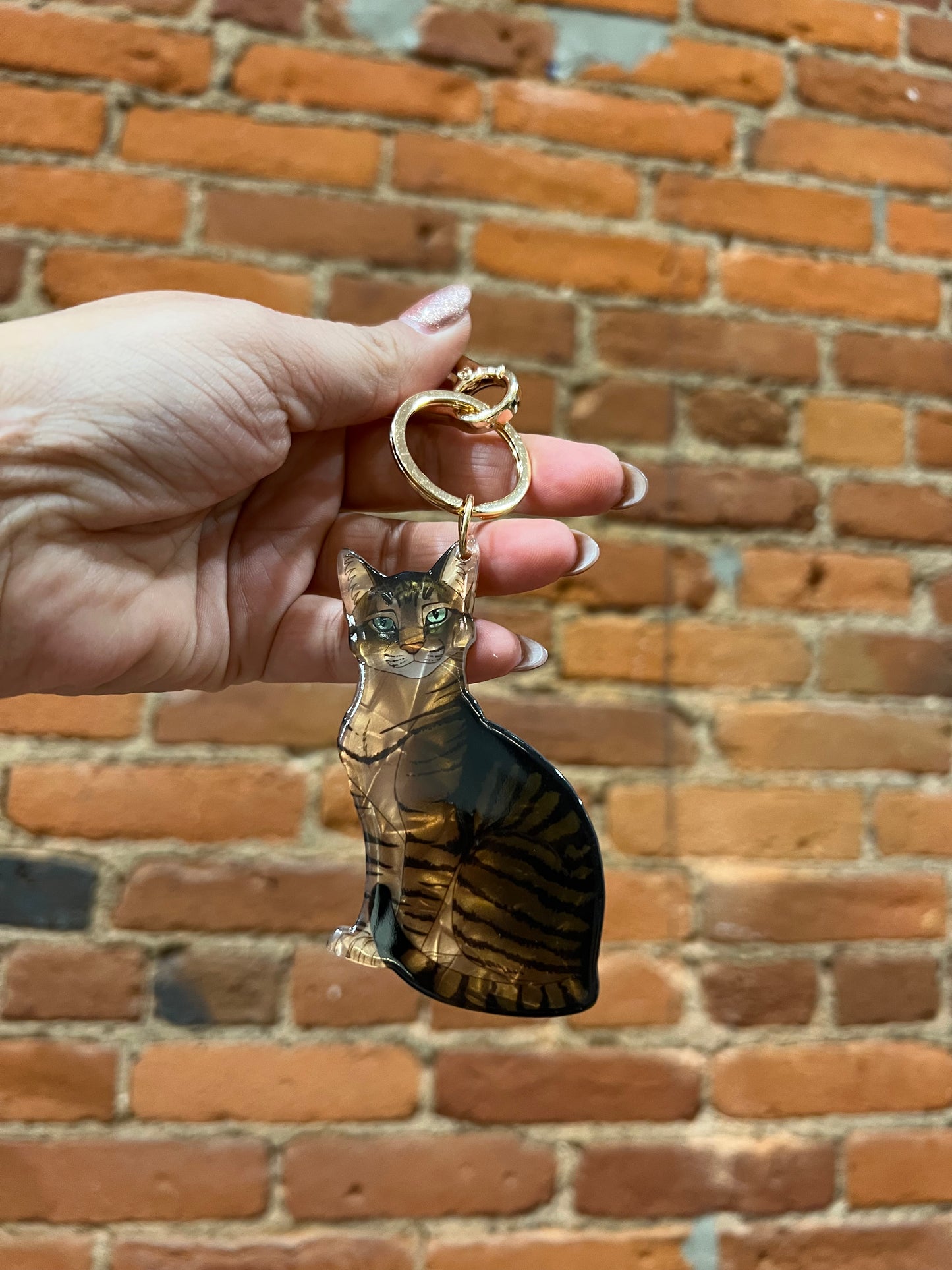 Cat keychain