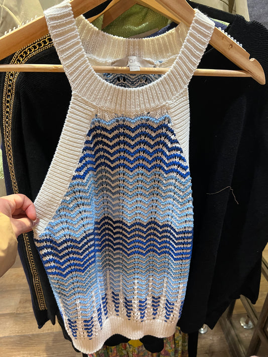 Crochet knit tank