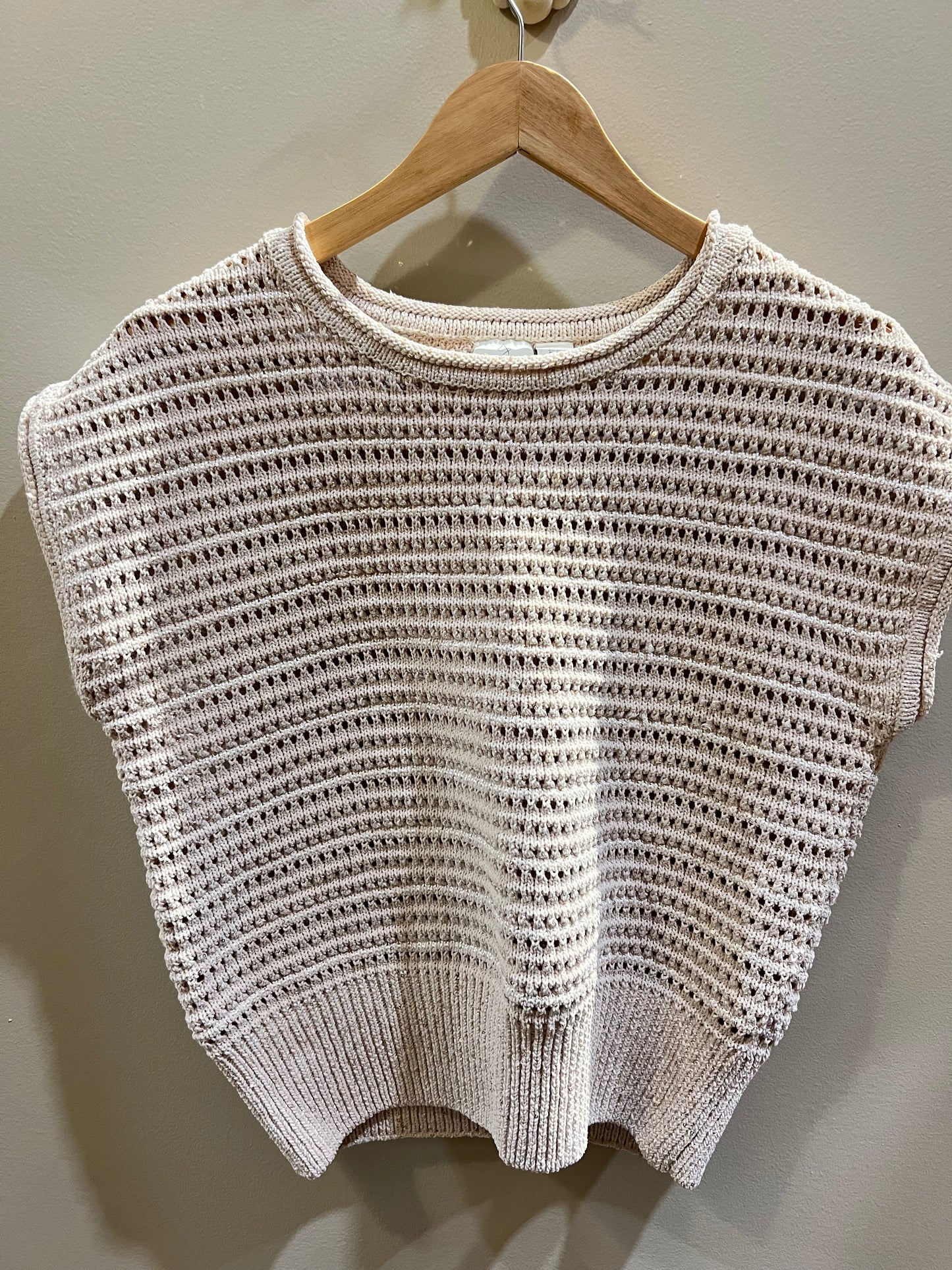 Crochet sweater top