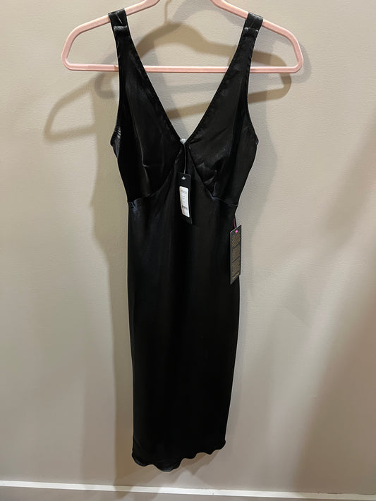 Bebe silk blk dress