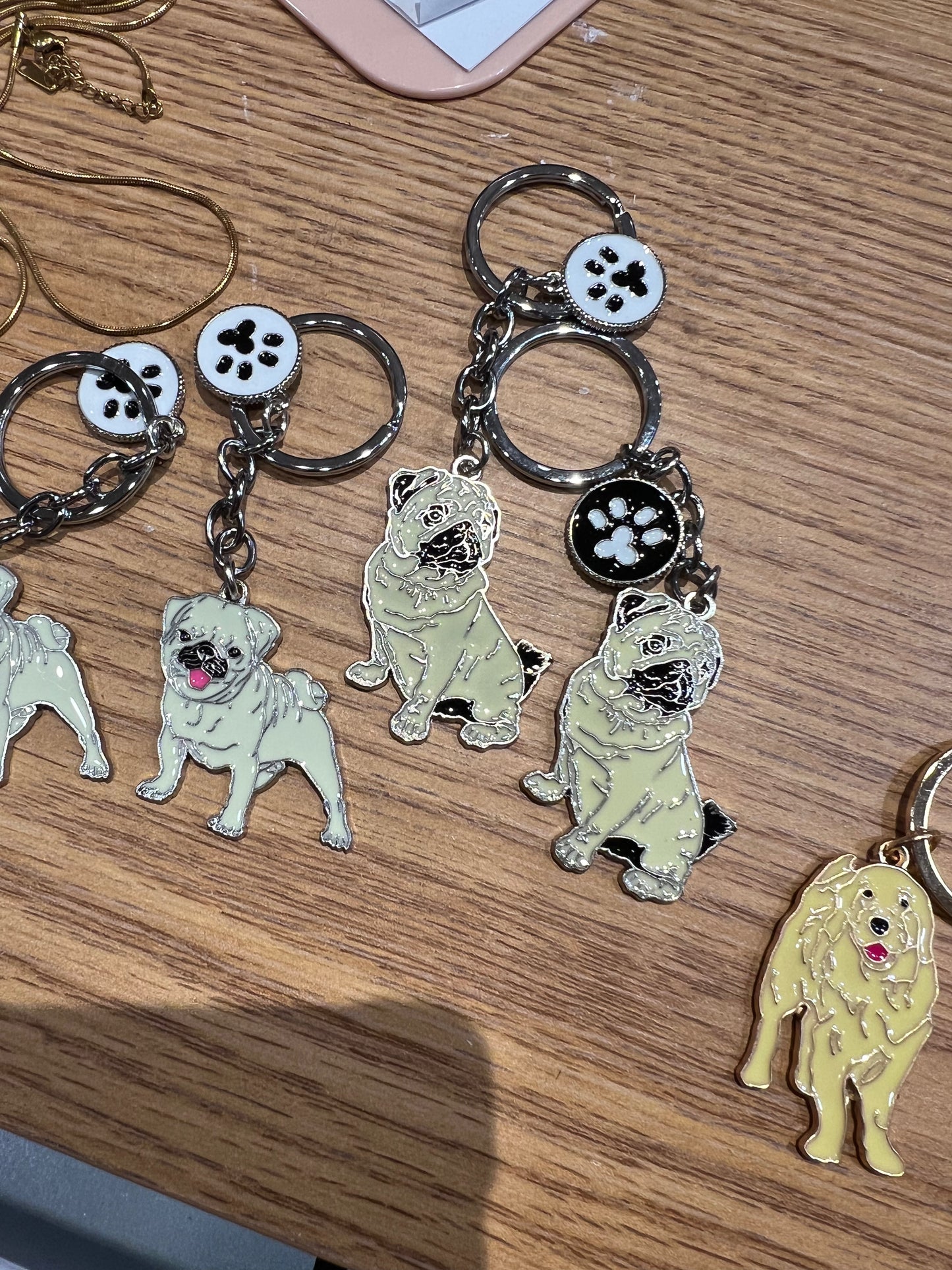 Dog keychains